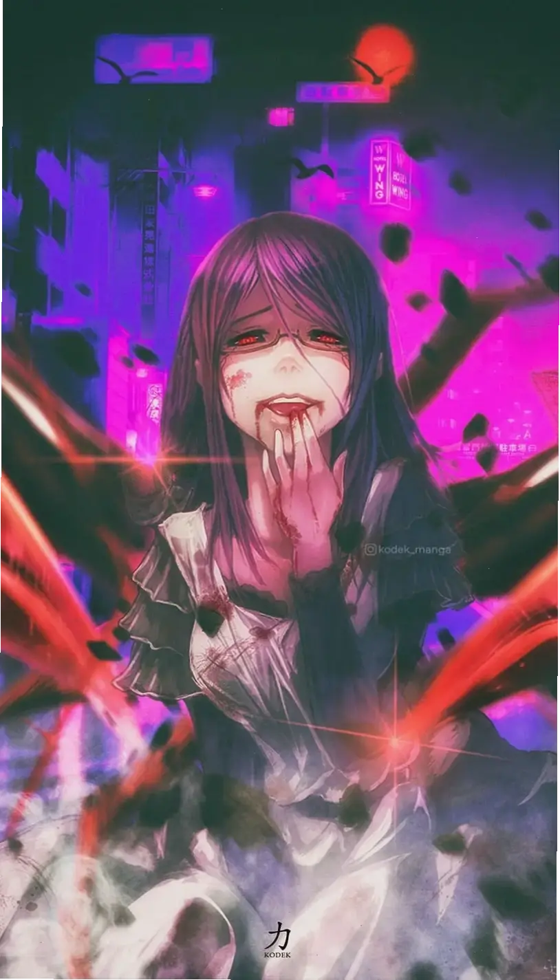 Wallpaper 4K Rize Kamishiro: Hình nền sắc nét, chất lượng cao dành cho fan Tokyo Ghoul.