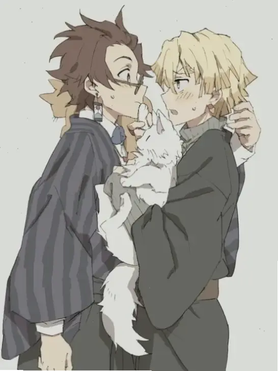 Zenitsu x Tanjiro: Mối liên kết anh em, mang đến những khoảnh khắc hài hước và anh hùng trong Demon Slayer!