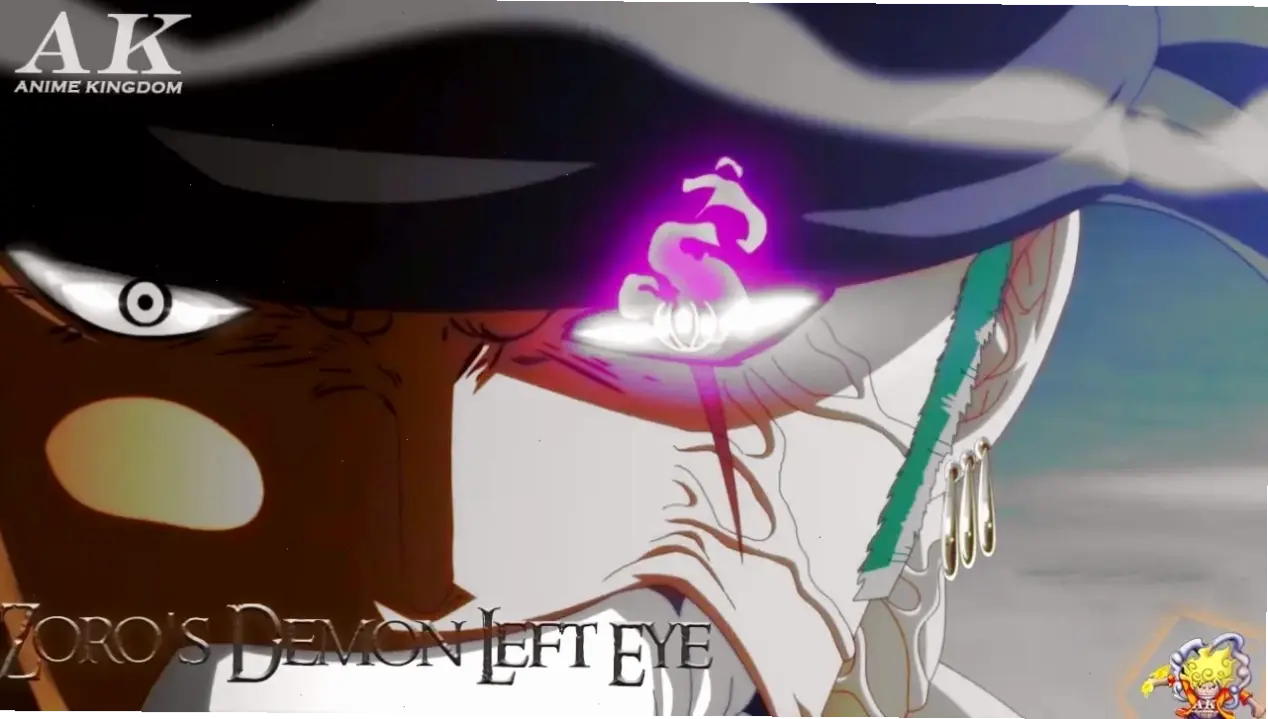 Zoro eyes: Đôi mắt sắc bén, biểu lộ sự tập trung và quyết tâm trong mọi cuộc phiêu lưu!