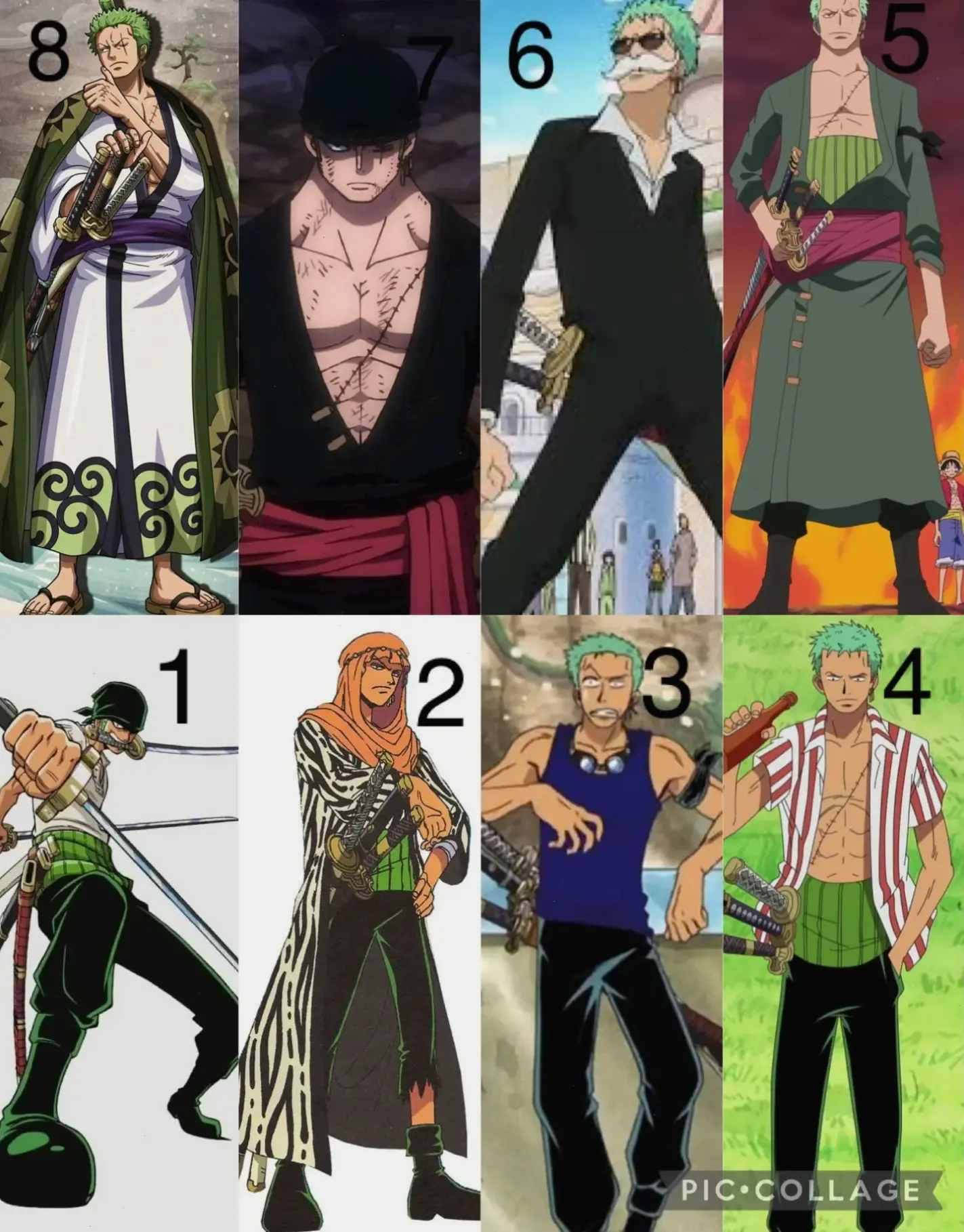 Zoro outfit: Trang phục đơn giản nhưng cá tính, làm nổi bật phong cách của kiếm sĩ One Piece!